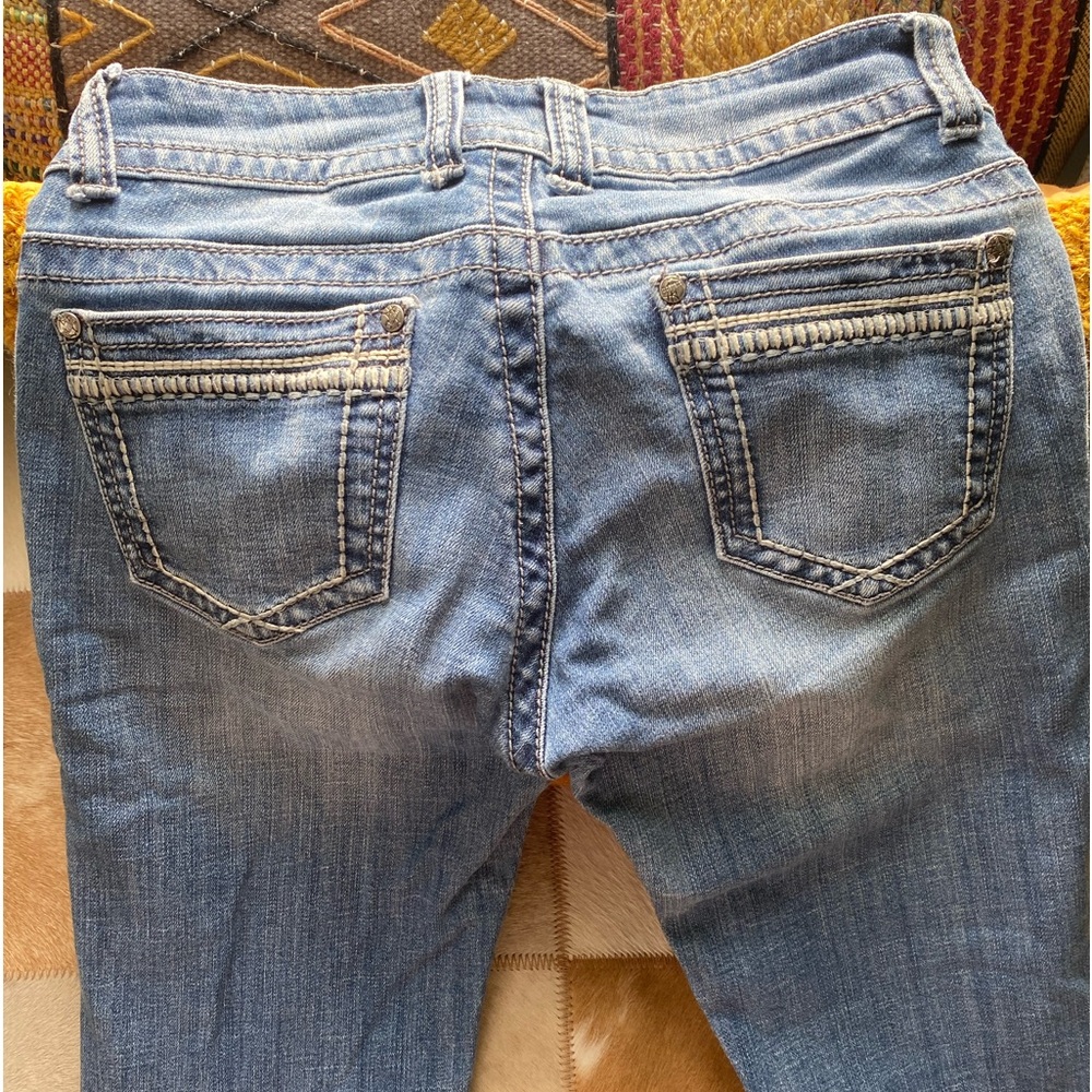 Stetson Jeans, size 2 Long. Classic Bootcut Style.